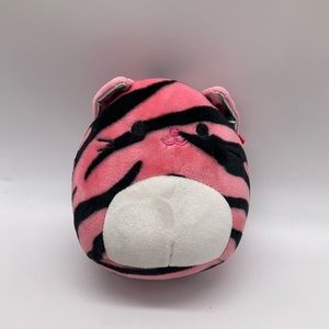 SQUISHMALLOWS MYSTERY CAPSULE 5” RARE PINK WITH BLACK STRIPES TIGER